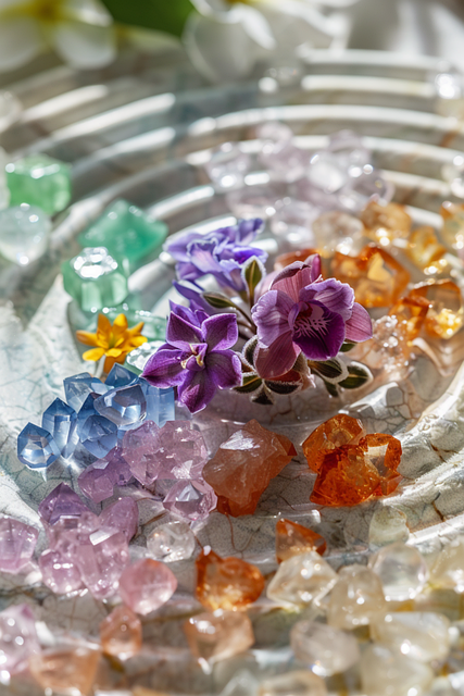 Free ai generated stones crystals illustration