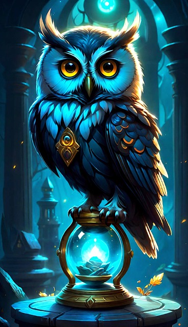 Free ai generated owl bird illustration