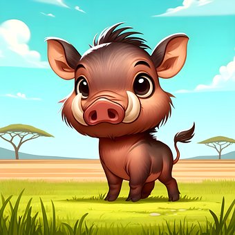 Ai Generat, Focar, Porc, Animal, Safari