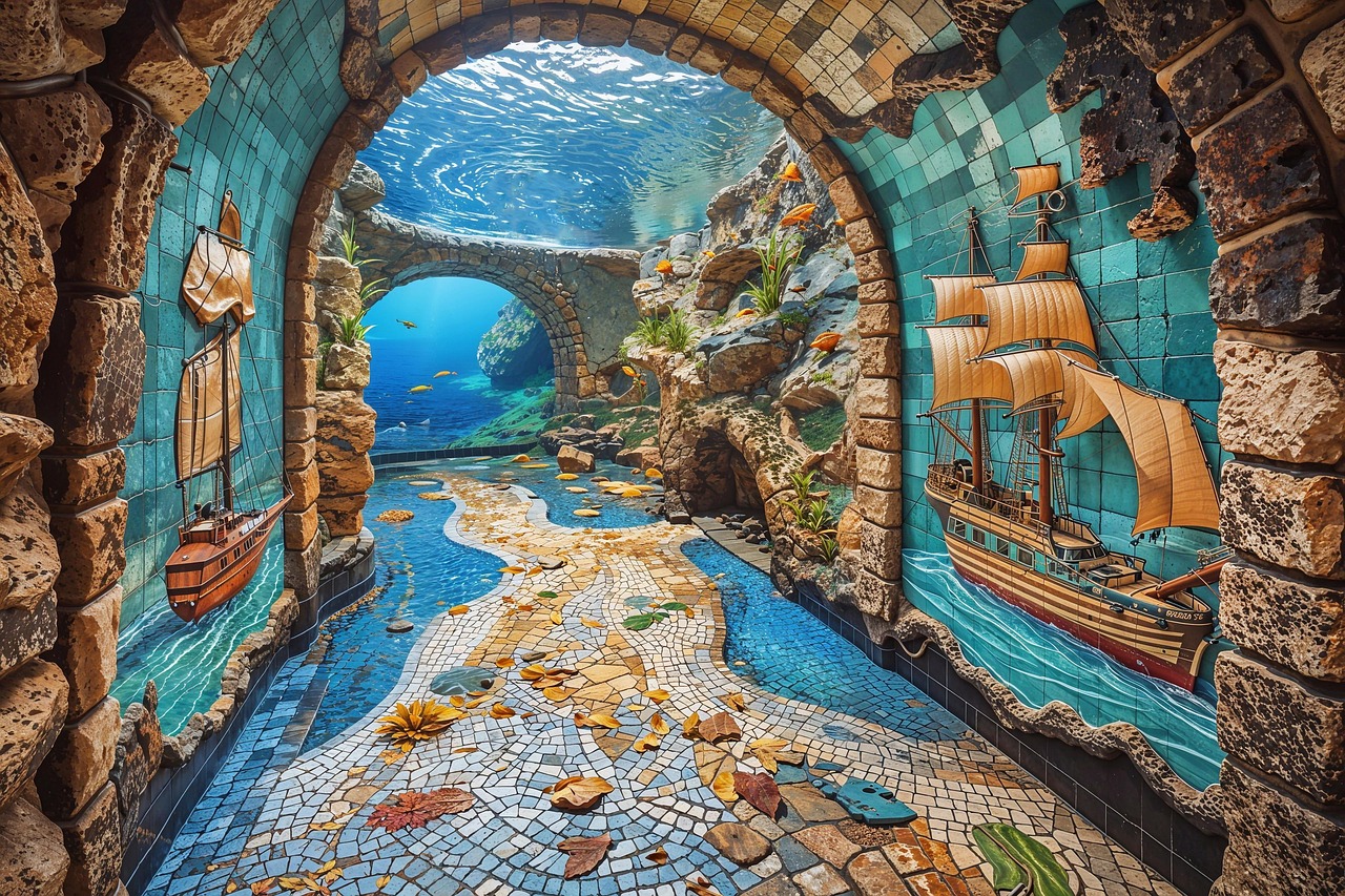 Marina Grotte décorative
