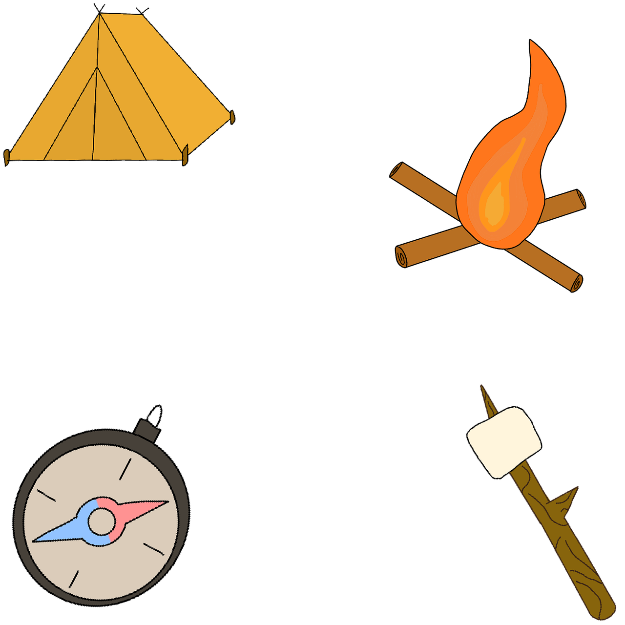 Download Campfire, Fire, Camping. Royalty-Free Stock Illustration Image ...