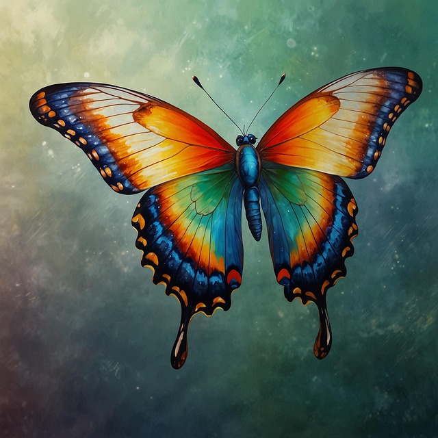 Download free HD stock image of Ai Generated Butterfly Free ai generated butterfly insect illustration