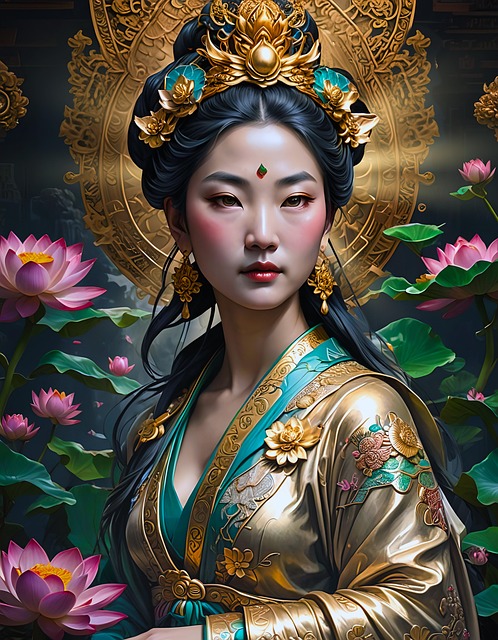 Free ai generated woman model illustration