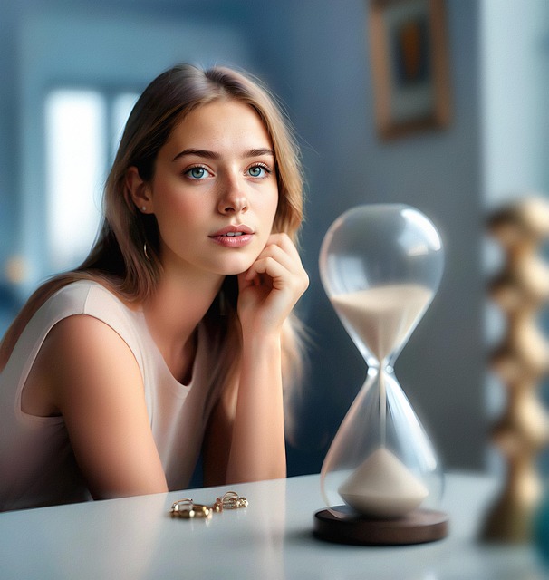 Free ai generated woman hourglass illustration