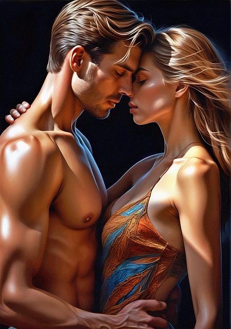Free ai generated lovers love illustration