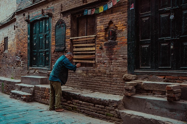 Nepal, Anciano, Viejo, Retrato, Mayor