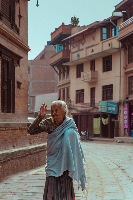 Nepal, Anciano, Viejo, Retrato, Mayor
