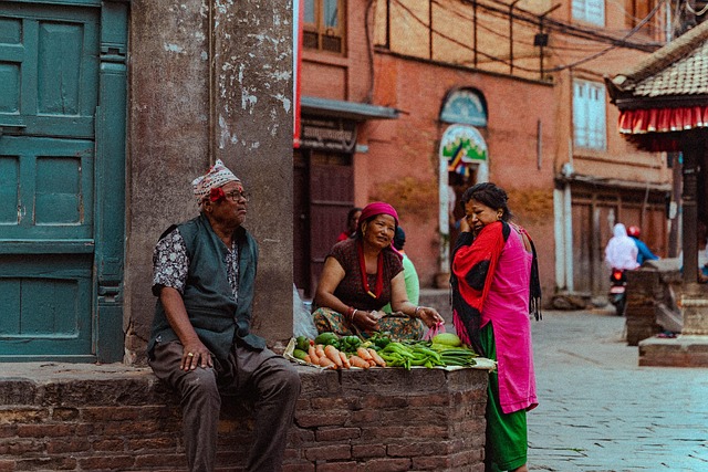 Nepal, Bhaktapur, Cultura, Vendedor