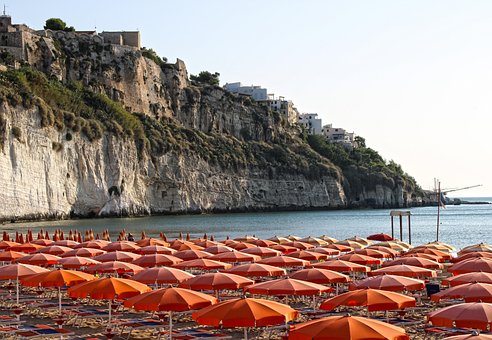 Free Umbrellas Beach photo and picture