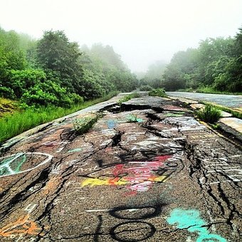 Centralia, Forlatt, Pennsylvania, Vei