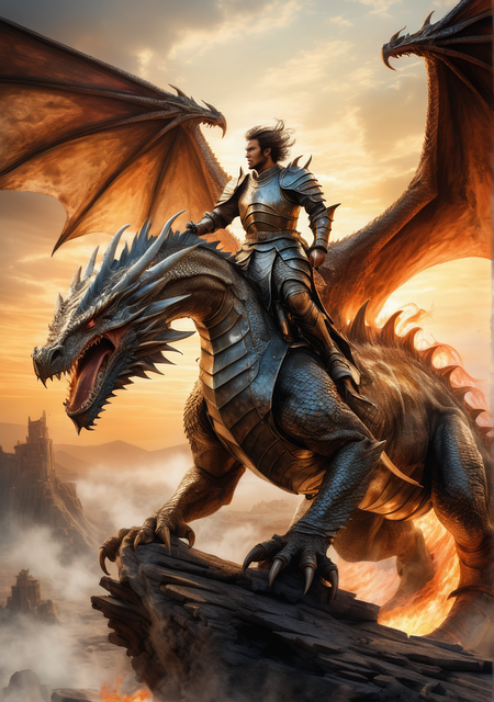 Free ai generated dragon lizard illustration