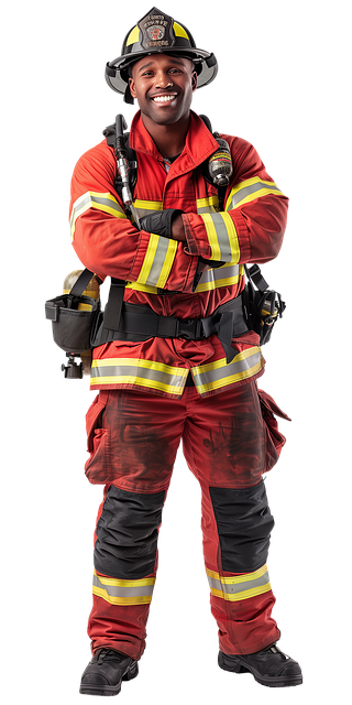 Free firefighter emergency helmet illustration