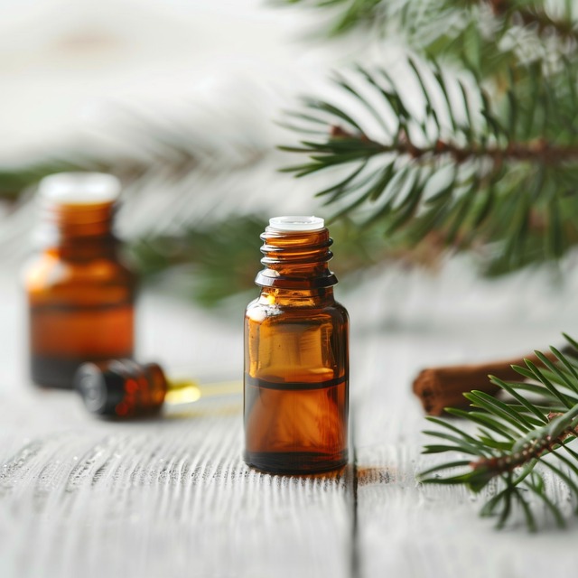 Free fir nature essential oils illustration