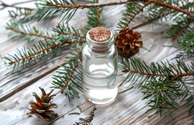 Free fir nature essential oils illustration