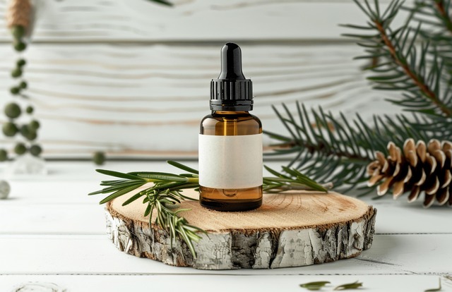 Free fir nature essential oils illustration