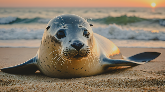 Download free HD stock image of Ai Generated Sea Lion Free ai generated sea lion seal illustration