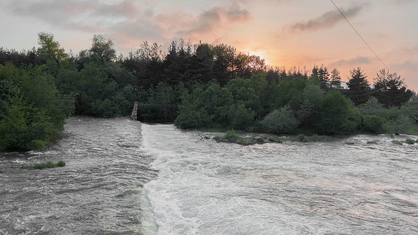 Free Sunset River photo and picture