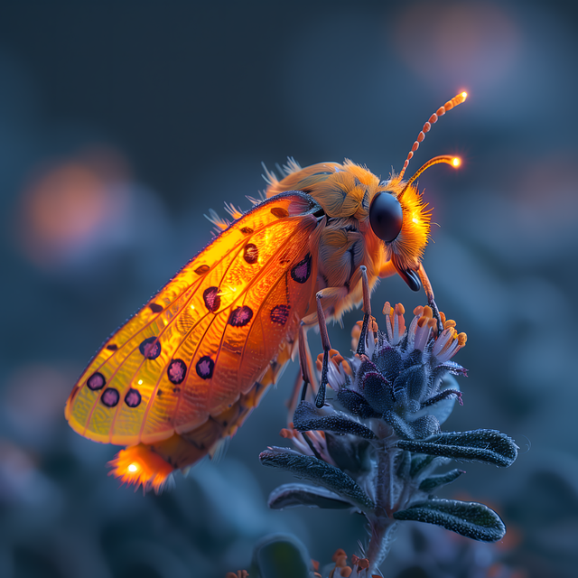 Free ai generated firefly insect illustration