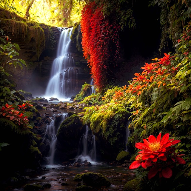 Cascada, Selva, Desierto, Flujo