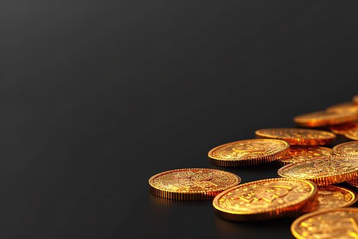 Münzen, Geld, Golden, Euro, Währung