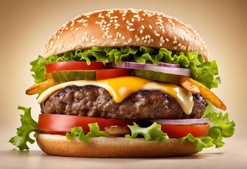 Burger, Western, Lebensmittel, Organisch