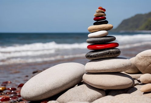 Steine, Felsen, Textur, Baum, Balance
