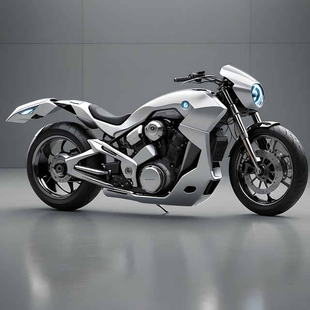 Free ai generated motorcycle vehicle illustration