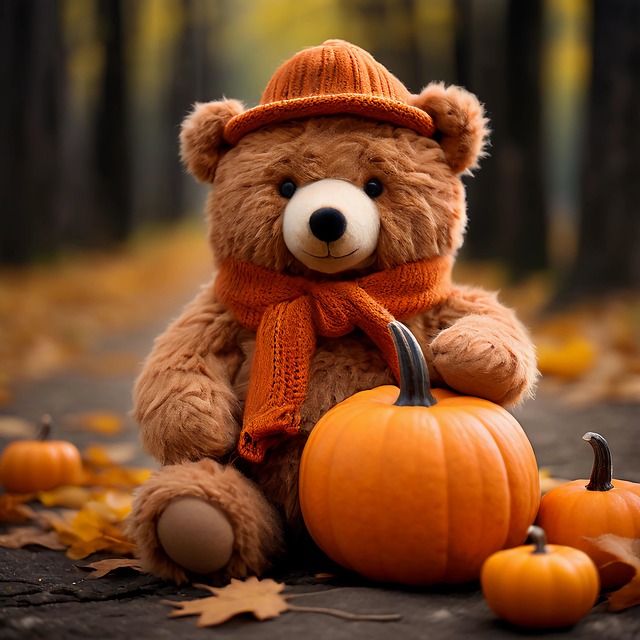 Free soft teddy bear stuffed animal illustration