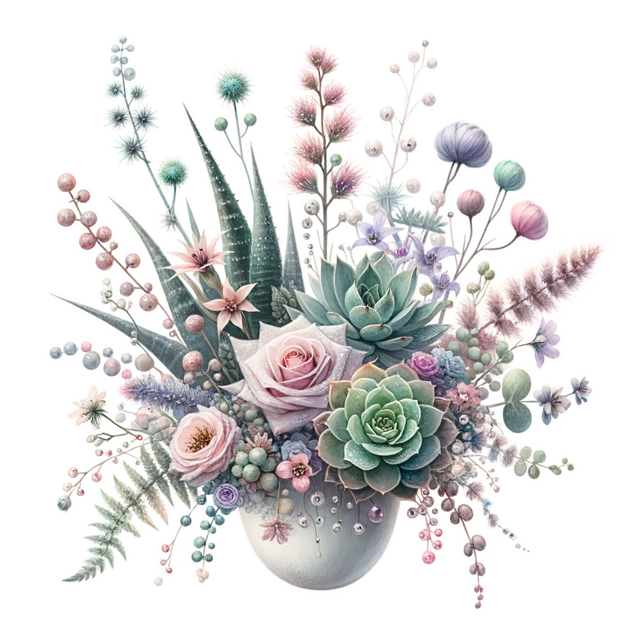 Download Bouquet, Flowers, Nature. Royalty-Free Stock Illustration
