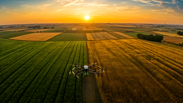 Free ai generated modern farming farming techniques illustration
