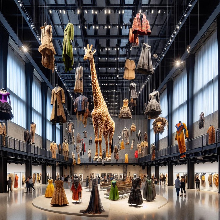 Download Costume, Exhibition, Museum. RoyaltyFree Stock Illustration