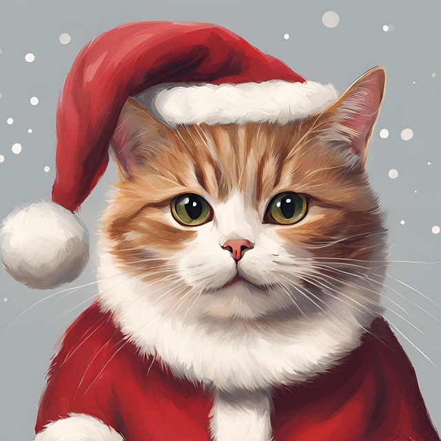 Free ai generated cat feline illustration