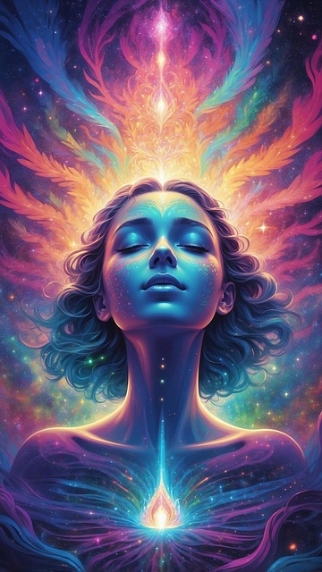 Free dreamy euphoria calming illustration