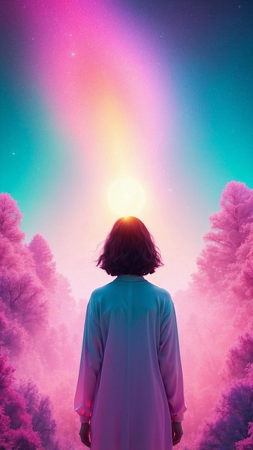 Free dreamy euphoria calming illustration