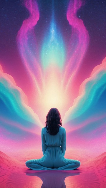 Free dreamy euphoria calming illustration
