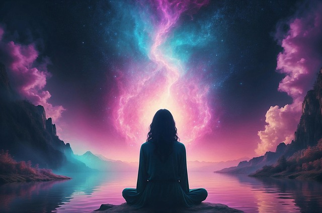 Free dreamy euphoria calming illustration