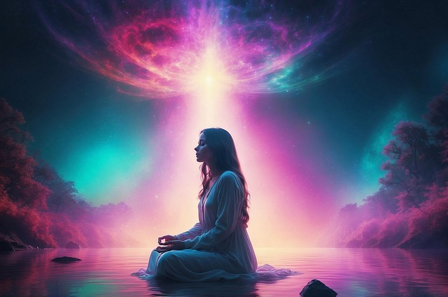 Free dreamy euphoria calming illustration