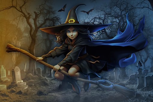 Halloween, Vrăjitoare, Coadă De Mătură