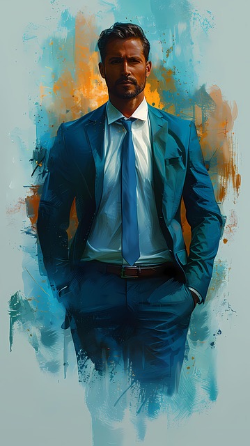 Free businessman suit office illustration