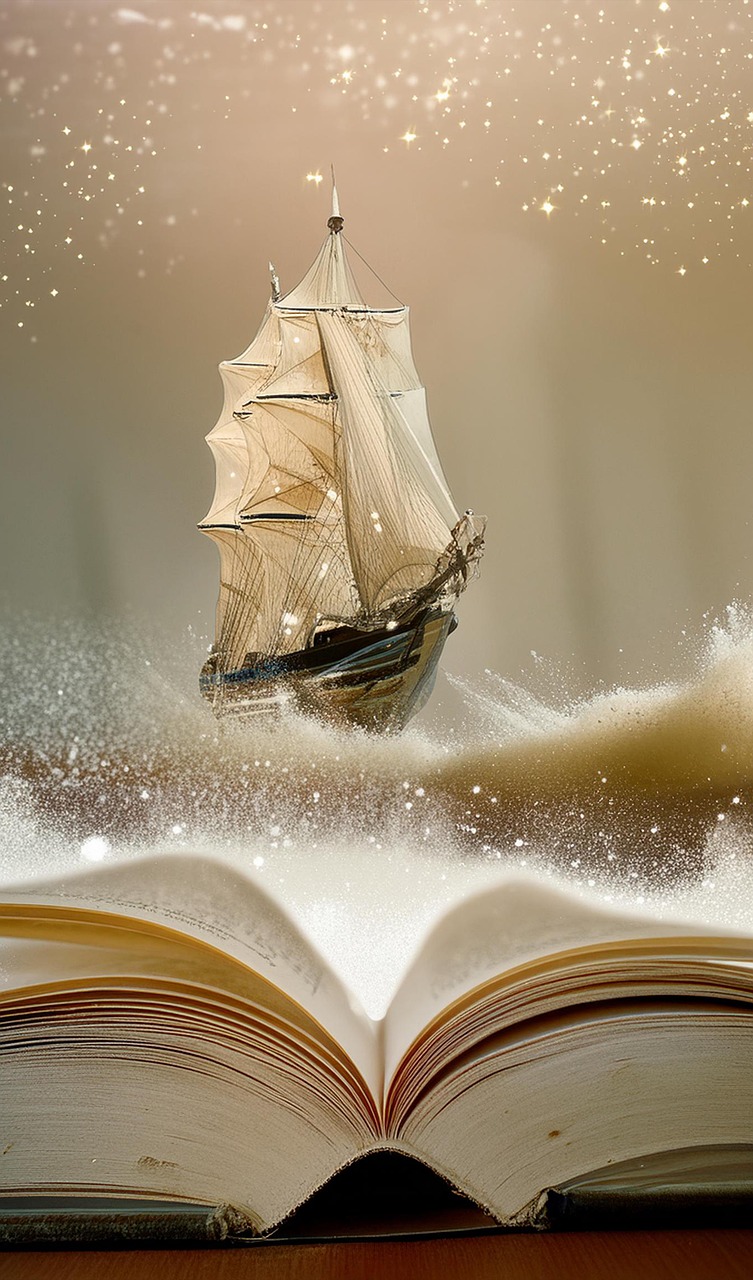 Free ship sail story illustration