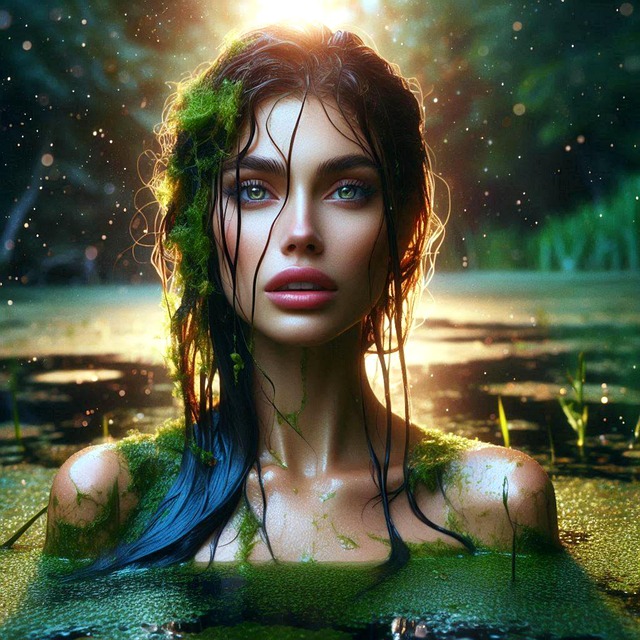 Free ai generated woman witch illustration