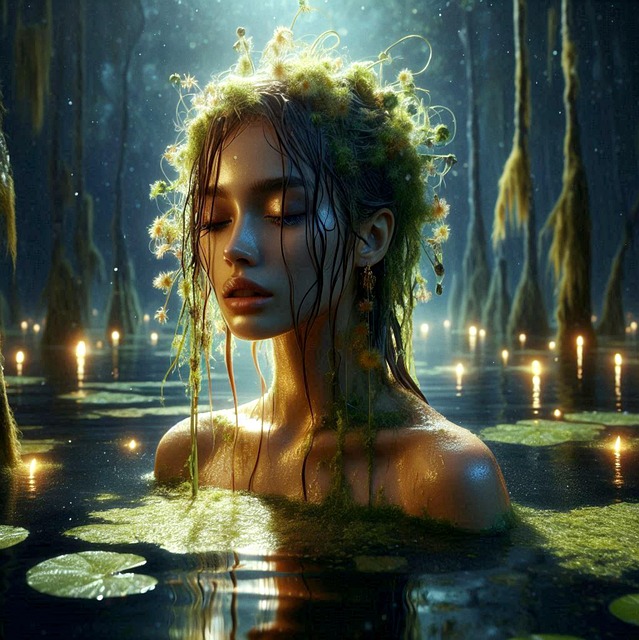 Free ai generated woman witch illustration