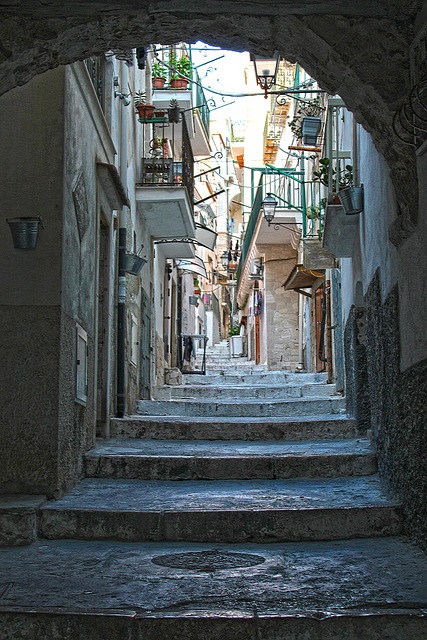 Free Alley Stairs photo and picture