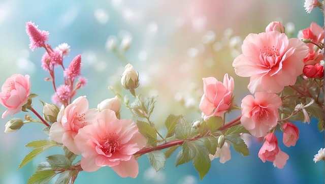 Blumen, Blüte, Rosa, Zärtlich, Pastell