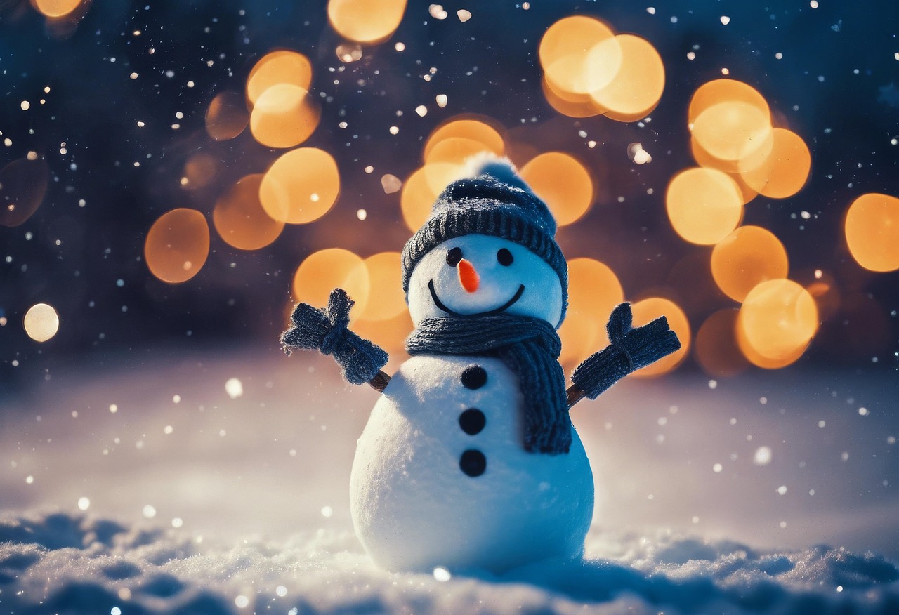 Download Snowman, Winter, Night. Royalty-Free Stock Illustration Image ...