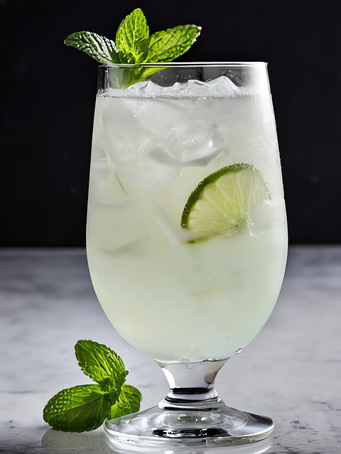 Free cocktail drink glass illustration