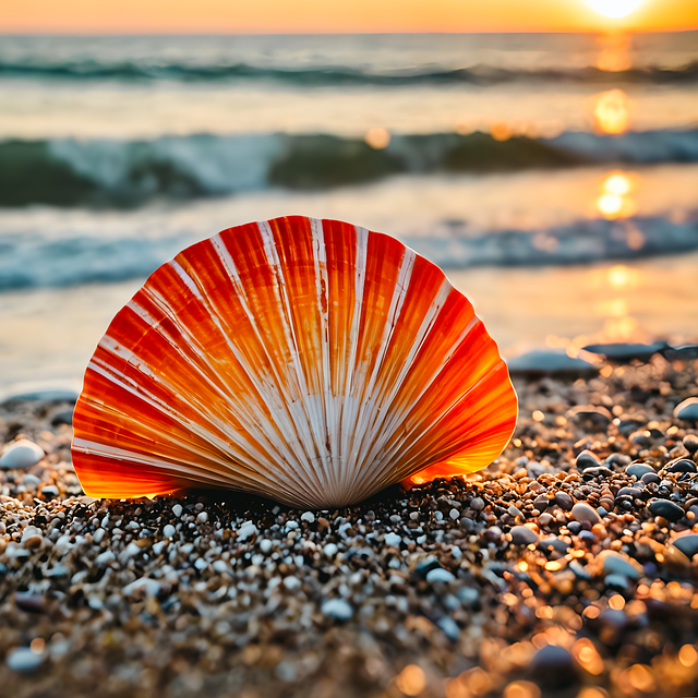 Free ai generated shellfish shell illustration