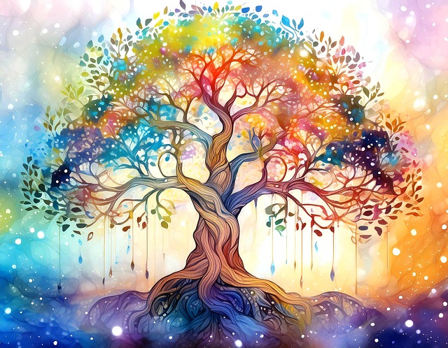 Free tree life spiritual illustration