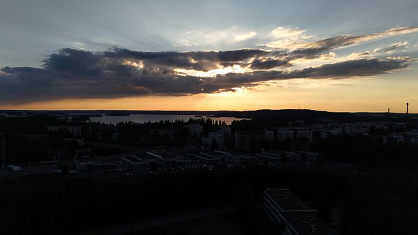 Free Sunset Tampere Finland photo and picture