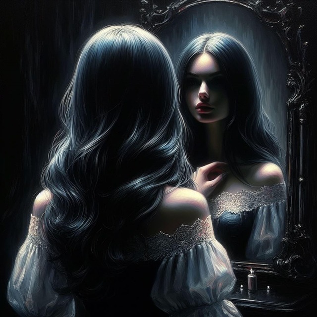 Free mysterious night fantasy illustration